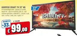 Famila Kooperx smart tv 32" hd offerta
