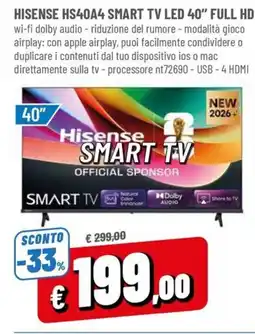 Famila Hisense SMART TV offerta