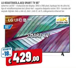 Famila LG SMART TV 65" offerta