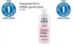 Famila Superstore Trattamento Elvive L'OREAL glycolic gloss offerta