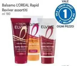 Famila Superstore Balsamo L'OREAL Rapid Reviver assortiti offerta