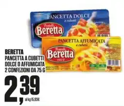 Coop Master Alleanza 3.0 Pancetta a cubetti Beretta offerta
