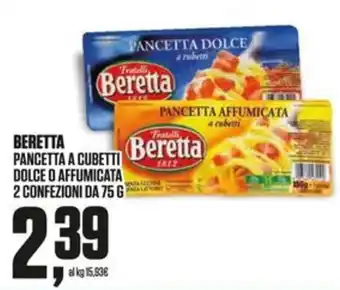 Pancetta a cubetti Beretta