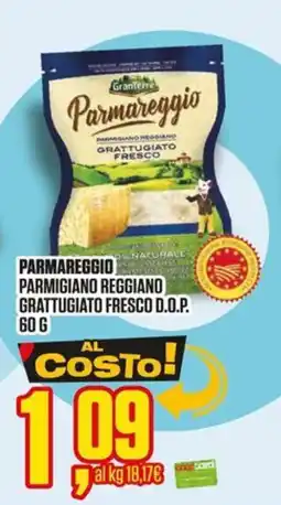 Coop Master Alleanza 3.0 Parmareggio Parmigiano Reggiano Grattugiato Fresco D.O.P. offerta