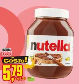 Coop Master Alleanza 3.0 Nutella offerta