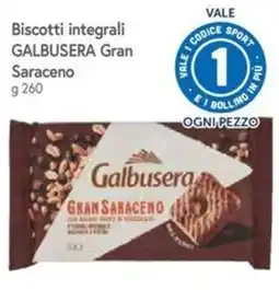 Famila Superstore Biscotti integrali Galbusera Gran Saraceno offerta