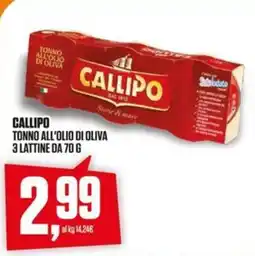 Coop Master Alleanza 3.0 Callipo tonno all'olio di oliva offerta