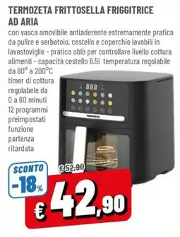 Famila Termozeta frittosella friggitrice ad aria offerta