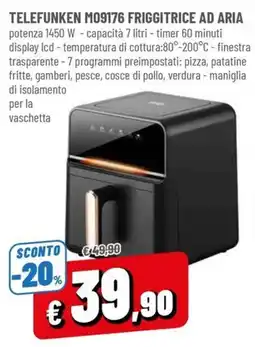 Famila Telefunken friggitrice ad aria offerta