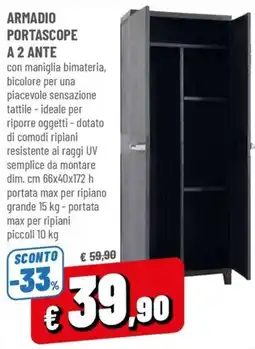 Famila Armadio portascope a 2 ante offerta