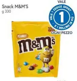 Famila Superstore Snack M&M'S Peanut offerta