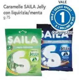 Famila Superstore Caramelle SAILA Jelly con liquirizia/menta offerta