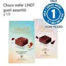 Famila Superstore Choco wafer LINDT offerta