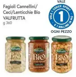 Famila Superstore Fagioli Cannellini/Ceci/Lenticchie Bio Valfrutta offerta