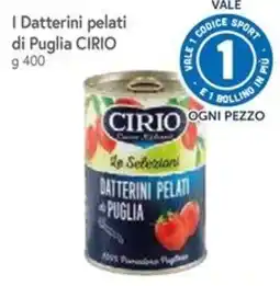 Famila Superstore Datterini pelati di Puglia Cirio offerta