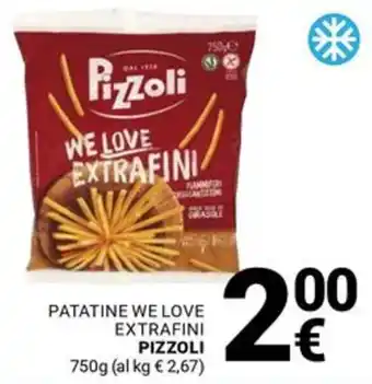 Patatine We Love Extrafini Pizzoli