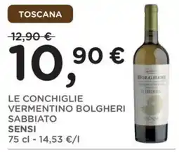 Poli Le conchiglie vermentino bolgheri sabbiato sensi offerta