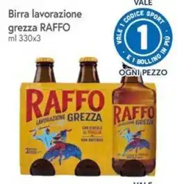 Famila Superstore Birra lavorazione grezza RAFFO offerta