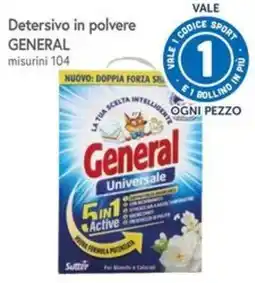 Famila Superstore Detersivo in polvere General Universale offerta