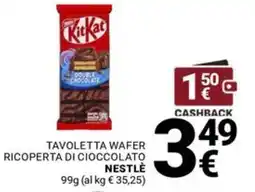 Supermercati Gulliver KitKat Tavoletta wafer ricoperta di cioccolato offerta