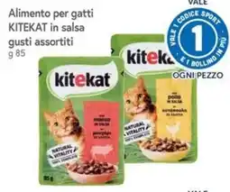 Famila Superstore Alimento per gatti Kitekat in salsa gusti assortiti offerta
