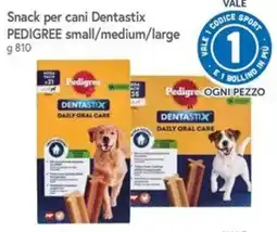 Famila Superstore Snack per cani Dentastix PEDIGREE small/medium/large offerta