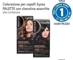 Famila Superstore Colorazione per capelli Syoss Palette offerta