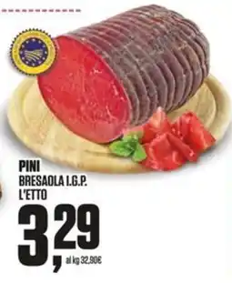 Coop Master Alleanza 3.0 Pini bresaola I.G.P. offerta