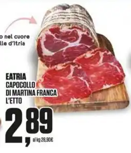 Coop Master Alleanza 3.0 Eatria capocollo di martina franca offerta