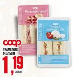 Coop Master Alleanza 3.0 Tramezzino Prosciutto cotto offerta