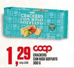 Coop Master Alleanza 3.0 Crackers con riso soffiato offerta