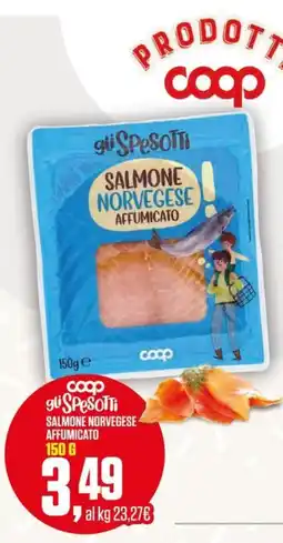 Coop Master Alleanza 3.0 gli Spesotti Salmone Norvegese Affumicato offerta