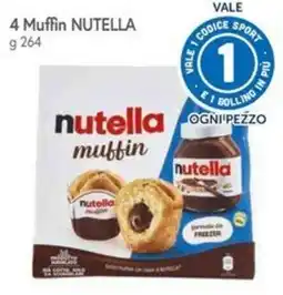 Famila Superstore Nutella muffin offerta