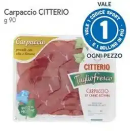 Famila Superstore Carpaccio Citterio offerta