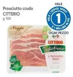 Famila Superstore Prosciutto crudo Citterio offerta