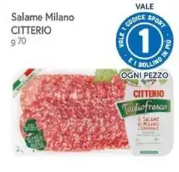 Famila Superstore Salame Milano Citterio offerta