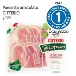 Famila Superstore Pancetta arrotolata Citterio offerta