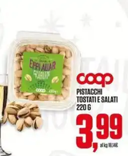 Coop Master Alleanza 3.0 Pistacchi tostati e salati Epplauar offerta