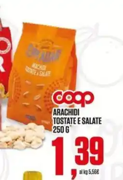 Coop Master Alleanza 3.0 Arachidi tostate e salate offerta