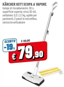 Famila Kärcher KST1 scopa a vapore offerta