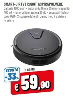 Famila Smart-J RTV1 robot aspirapolvere offerta