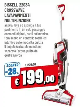 Famila Bissell 22034 Crosswave Lavapavimenti Multifunzione offerta