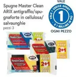 Famila Superstore Spugne Master Clean ARIX offerta