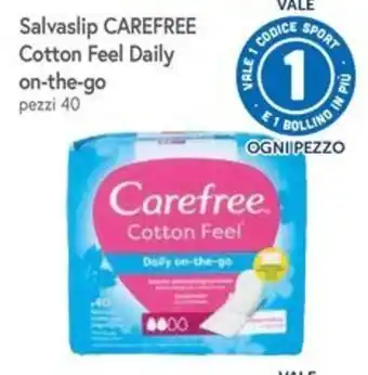 Salvaslip Carefree Cotton Feel Daily on-the-go