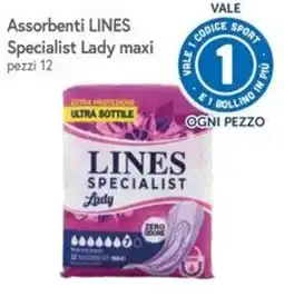 Famila Superstore Assorbenti Lines Specialist Lady maxi offerta