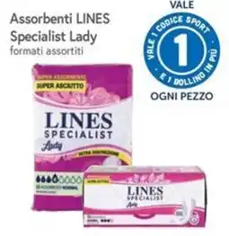 Famila Superstore Assorbenti Lines Specialist Lady offerta