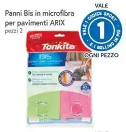 Famila Superstore Panni Bis in microfibra per pavimenti ARIX offerta