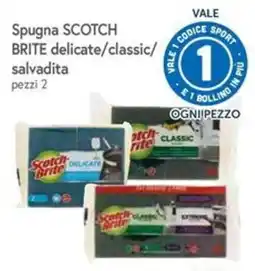 Famila Superstore Spugna Scotch Brite delicate/classic/salvadita offerta
