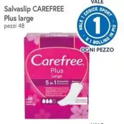 Famila Superstore Salvaslip Carefree Plus large offerta