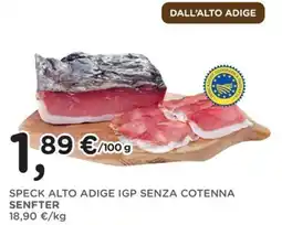 Poli Speck Alto Adige IGP Senza Cotenna Senfter offerta
